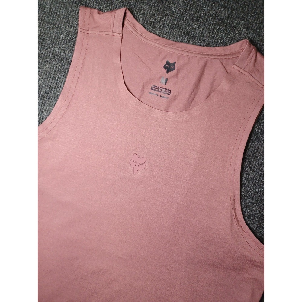 Fox Racing Mens Medium Rep Tank Top Cordovan Red